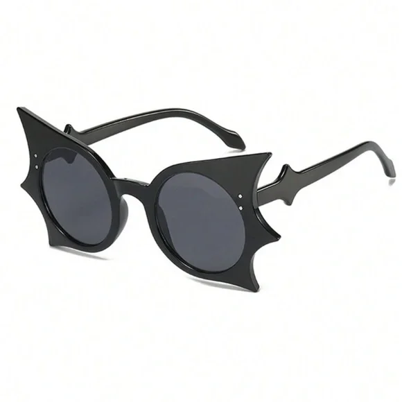 Halloween Spiderweb Bat Black Sunglasses Retro Pinup Fairygrunge Whimsygoth - Picture 3 of 7